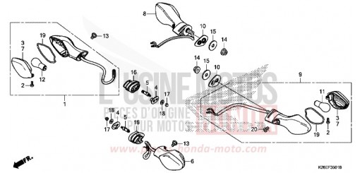 BLINKER (ED,2KO,KO,U,V,2FO,FO) MSX125G de 2016